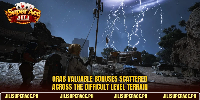 Grab valuable bonuses scattered across the difficult level terrain Grab valuable bonuses scattered across the difficult level terrain