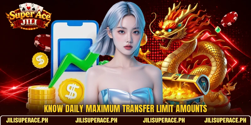Know daily maximum transfer limit amounts Know daily maximum transfer limit amounts