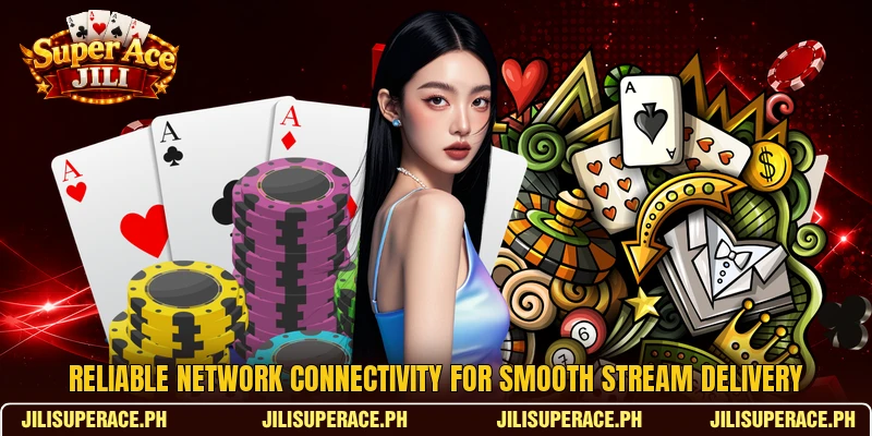 Reliable network connectivity for smooth stream delivery Reliable network connectivity for smooth stream delivery